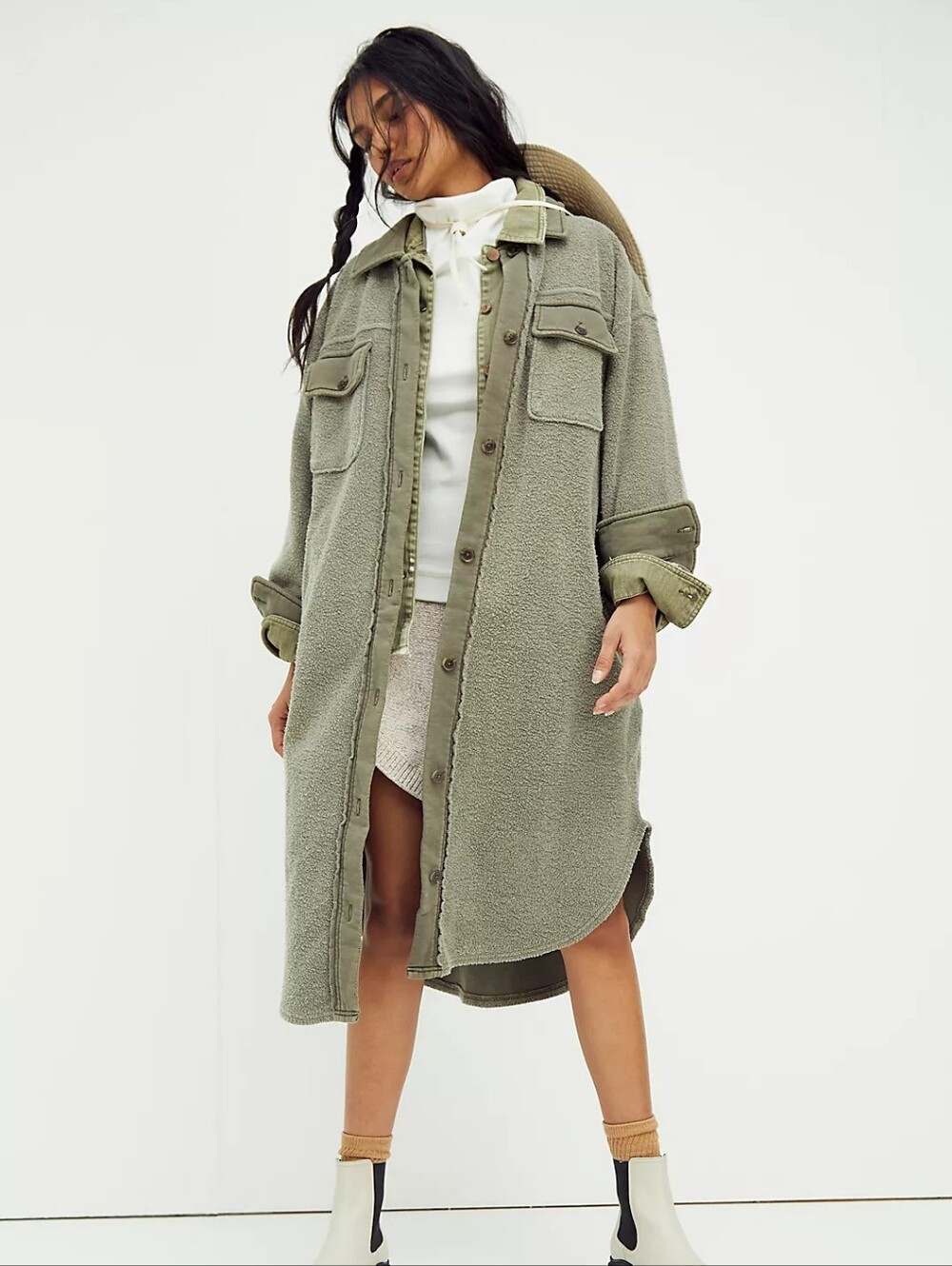 Free People Long Ruby Jacket Size S